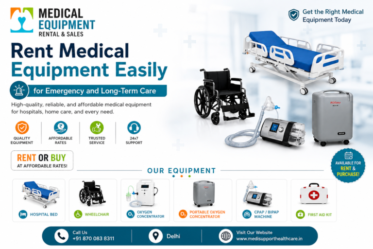Rent Medical Equipment Easily for Emergency and Long-Term Care