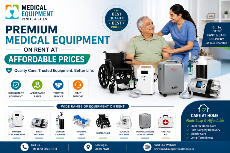 Get High-Quality Medical Equipment on Rent at Best Prices