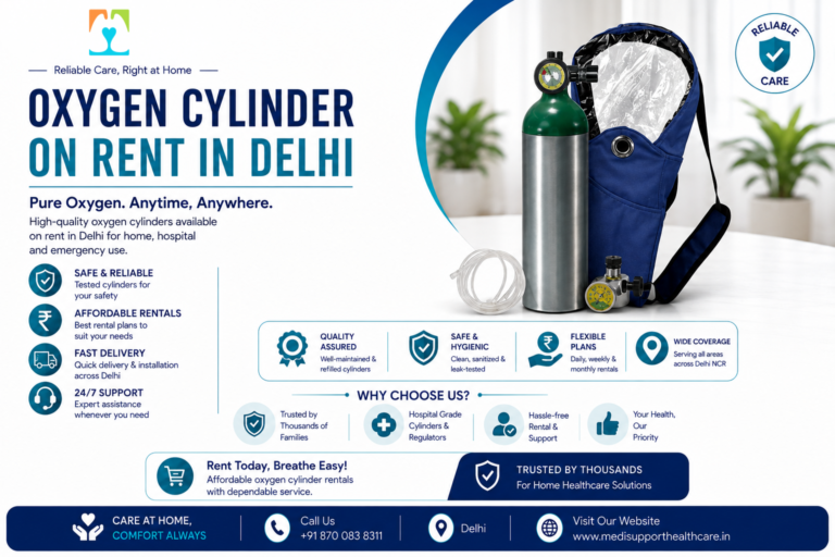Oxygen Cylinder on Rent in Delhi