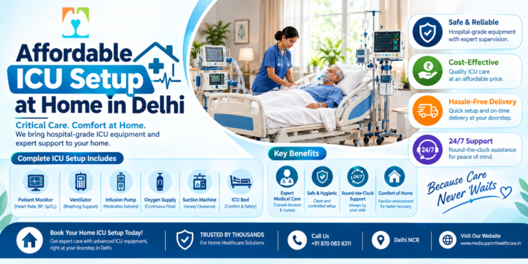 Affordable ICU Setup at Home in Delhi