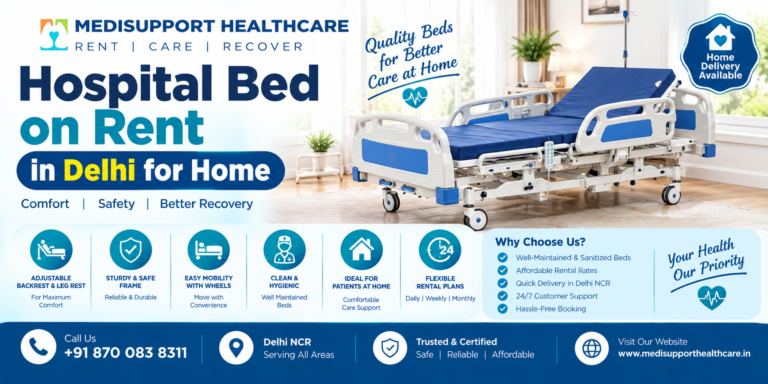 Hospital Bed on Rent in Delhi for Home
