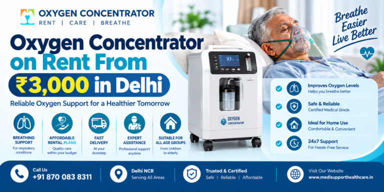 Oxygen Concentrator on Rent From 3,000 in Delhi